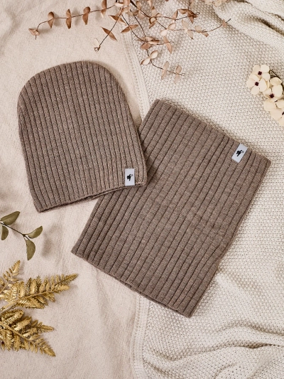 Royalfashion Universāla ziemas komplekti - cepure ar šallīti