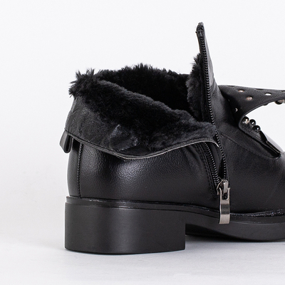 Black girls' beautiful boots with jets Idiloso - Footwear