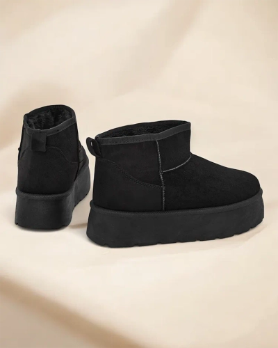 Royalfashion Short women's snow boots like Hawanni