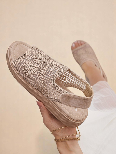 Royalfashion Women’s Levay openwork sandals with an upper