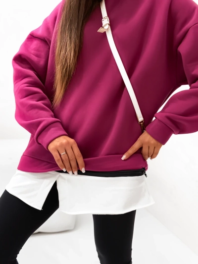 Royalfashion Cotton women's sweatshirt with removable bottom