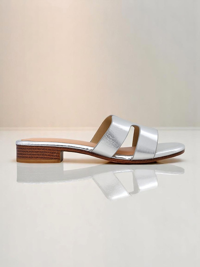 Royalfashion Femala klapi sur plata sole SilverEase