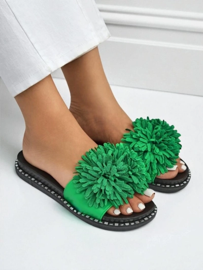 Royalfashion Женские шлепанцы на плоской подошве Flora Blide