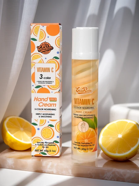 EraRose Aurelia - krem do rąk z witaminą C, 3-kolorowa pielęgnacja, 60g