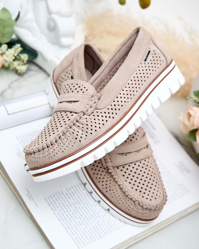 Royalfashion Sieviešu ažūra mokasīni Leteller