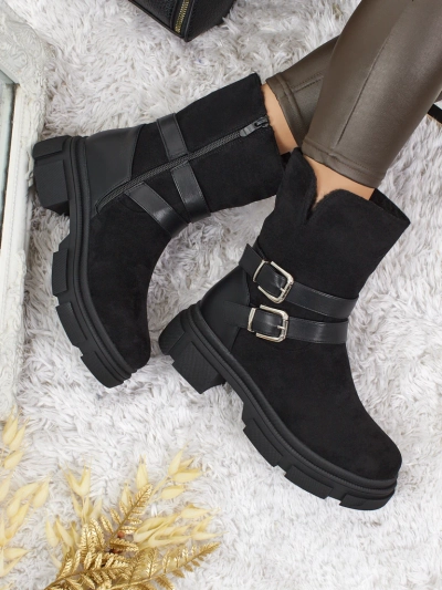 Women's High Eco Suede Ankle Boots Callire