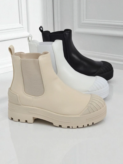 Amber Veil Platform Ankle Boots