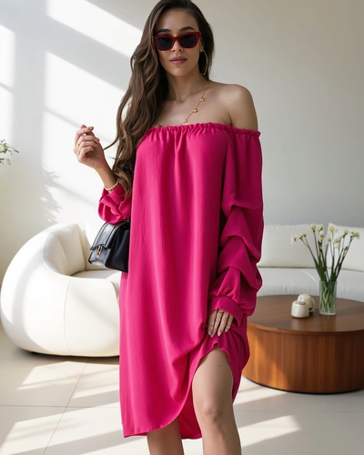 Royalfashion Gluda sieviešu kleita a'la Spāņu ar volāniem