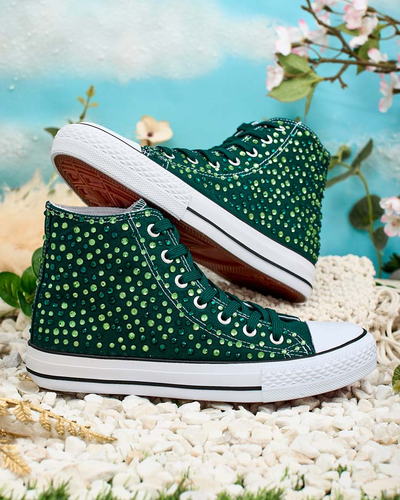 Royalfashion Women's sequined sneakers Shis