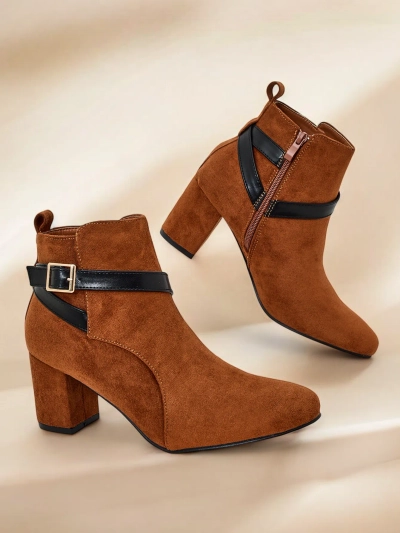 Royalfashion Women's platform ankle boots Eloron