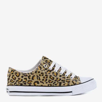 Women's leopard sneakers Lucjana - Footwear 1