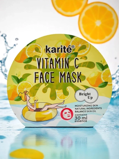 Sheet face mask with Vitamin C - brightening