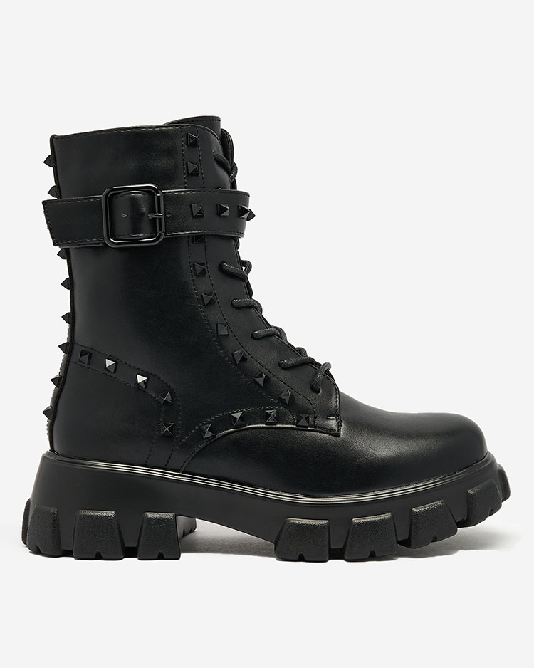 Royalfashion Women's bagger boots in black Dzettey