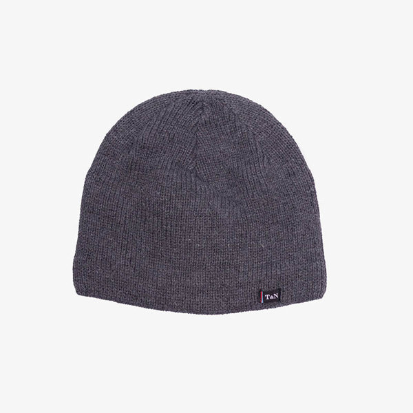Men's gray insulated hat - Accessories