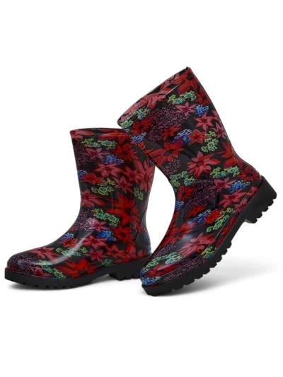 Royalfashion Flowered women's galoshes Olemm