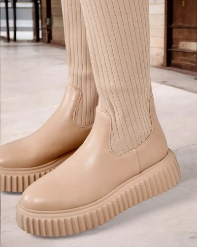 Royalfashion Sieviešu zābaki Hesoppel ar iešļūšanu pāri ceļgaliem