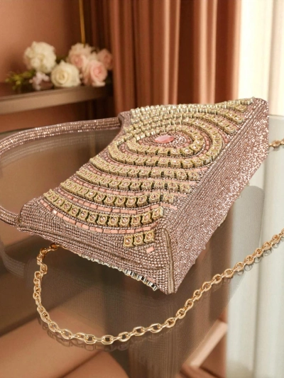 Royalfashion Sieviešu rokassomiņa ar cirkoniem Sova Glint