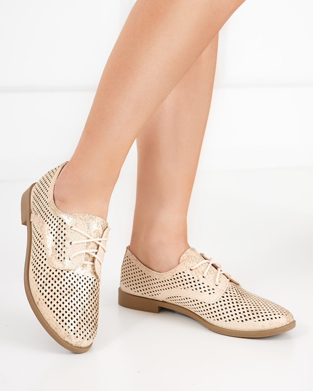 Pink women's openwork shoes Kotniso - Footwear