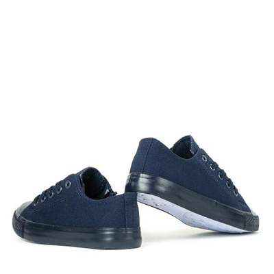 Maite navy blue lace-up sneakers - Footwear