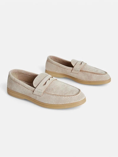 Royalfashion Perforated women's moccasins Sierros