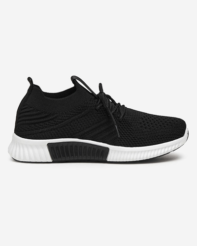Black and white Merisal women's sports shoes - Footwear