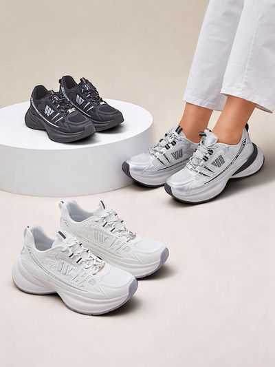 Спортивные кроссовки Royalfashion для женщин на толстой подошве Roality