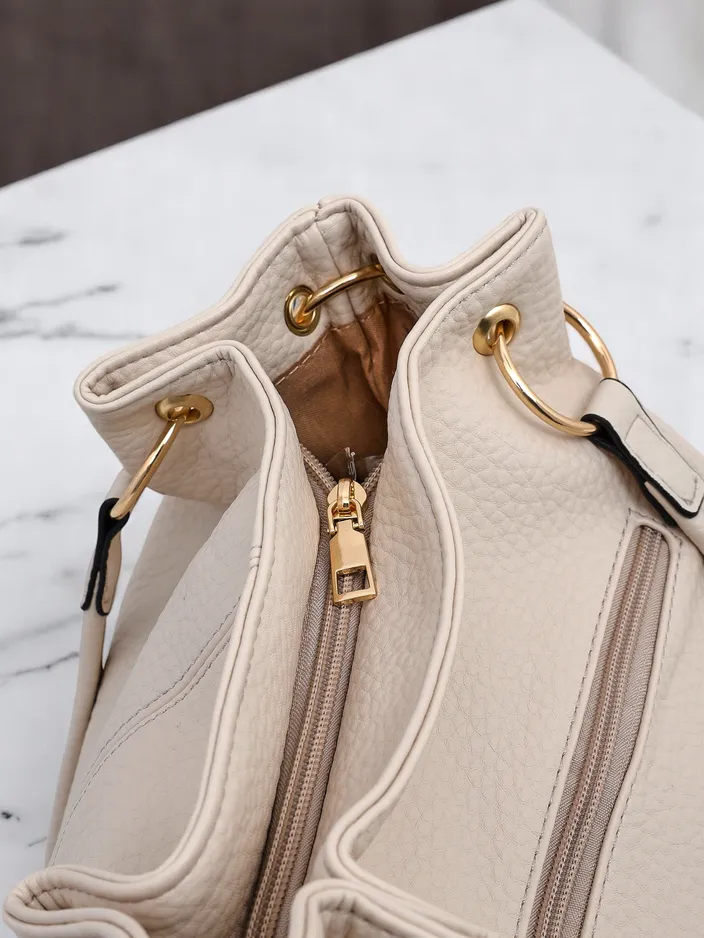 Royalfashion Large women's eco-leather shopper bag