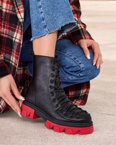 Royalfashion Women's lace-up boots Xorri