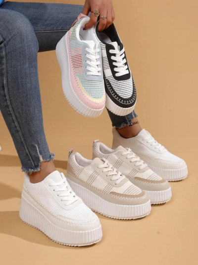 Royalfashion Women's platform sneakers Siserra