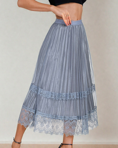 Royalfashion Women's double-sided midi skirt