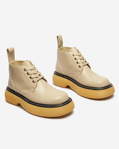 Sieviešu bēšas krāsas zābaki Tarraf- Footwear
