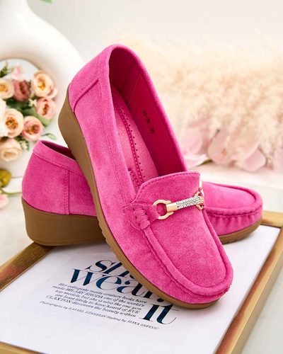 Royalfashion Sieviešu zamšādas mokasīni Ewo