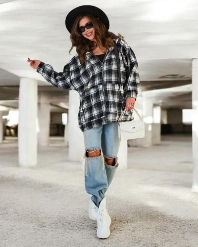 Женское пальто рубашечного типа Royalfashion