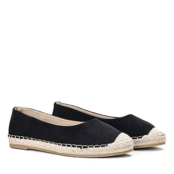 OUTLET Black espadrilles Mellow - Shoes