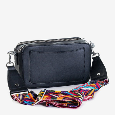 Small shoulder bag in white with a decorative strap - Handbags 1