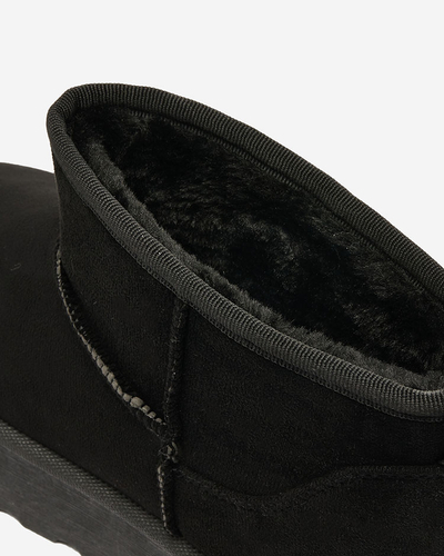 Royalfashion Черные женские сапоги на платформе Ersinella