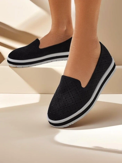 Royalfashion Sieviešu perforētie loafers Cerrole