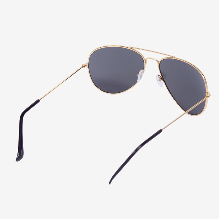 Ladies 'black sunglasses with a gold frame - Accessories