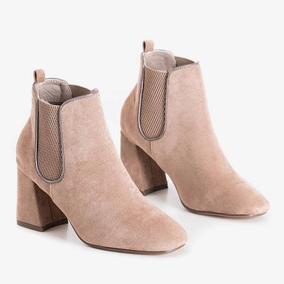 Women's powder boots with a higher heel Casablanka - Shoes