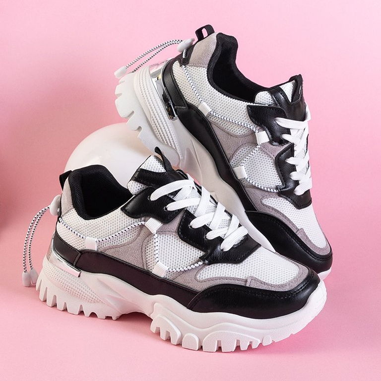 Черно-белые женские кроссовки Wiluna