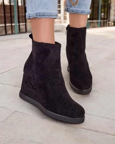 Royalfashion Women's wedge boots Sierra