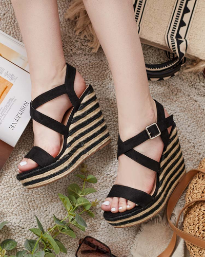 Royalfashion Sieviešu sandales Alona uz enkura