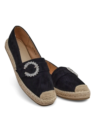 Royalfashion Women's espadrilles with zirconia decoration Azubbe