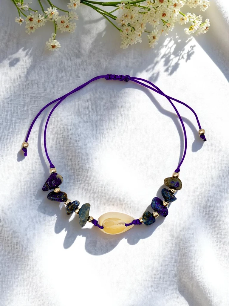 Sieviešu rokassprādze ar čaumalu Seaside Charm