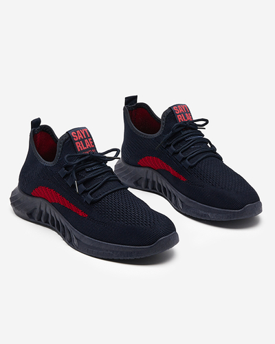 Men's Astagi navy-red sports shoes - Footwear