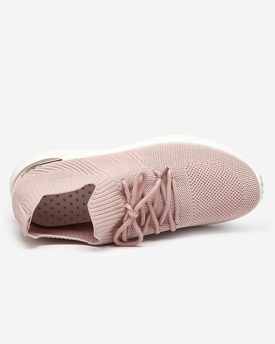 OUTLET Pink women's sports shoes Ferroni - Footwear
