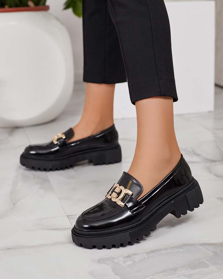 Royalfashion Sieviešu lakotas mokasīnas Bevevra