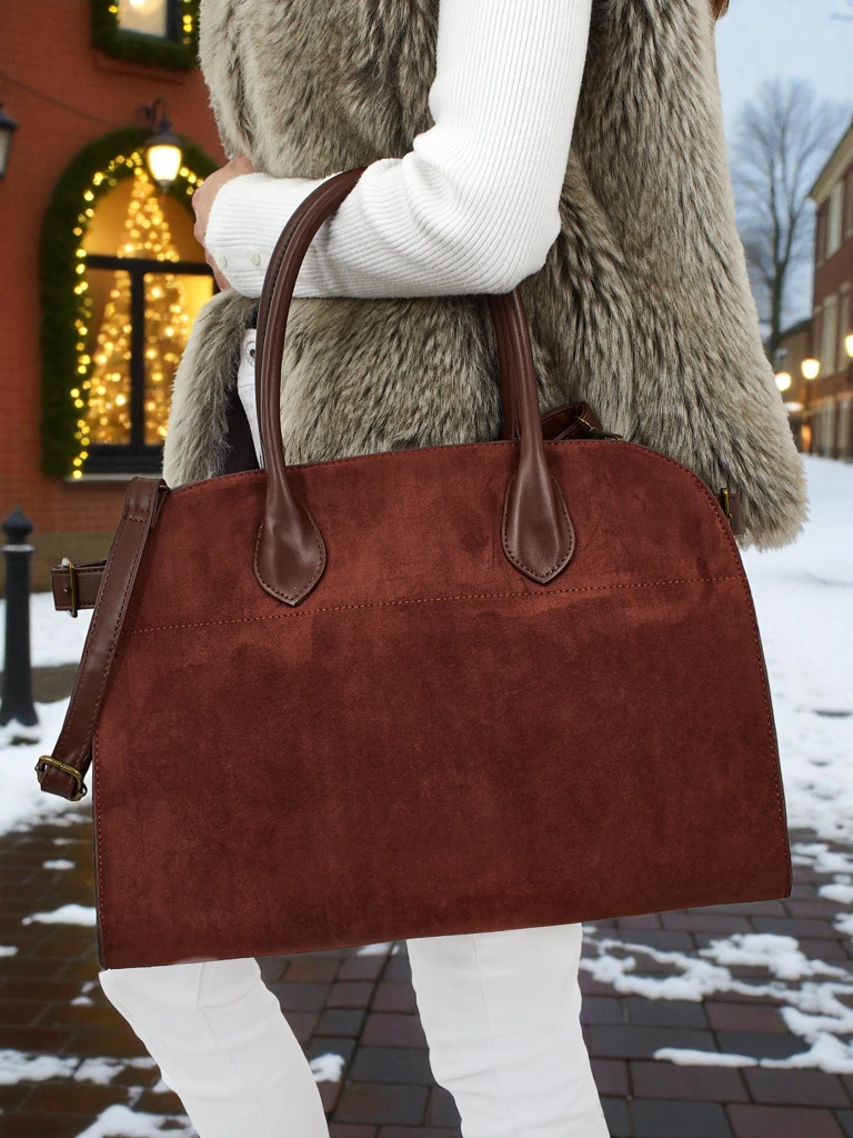 Torebka paľe leidi šoper eko zamš Dorelle