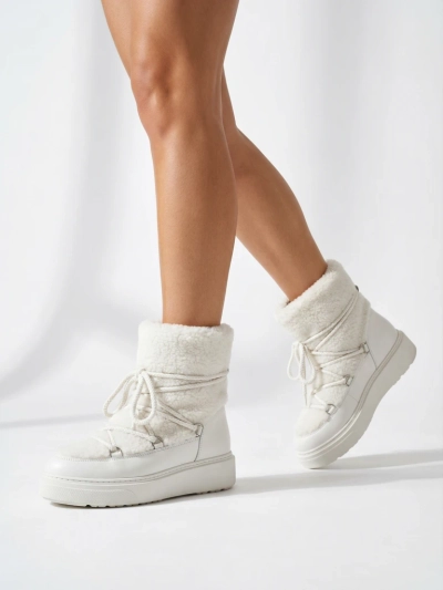 Lavliški ženski škornji za snijeg s ovčjom kožom Uvella