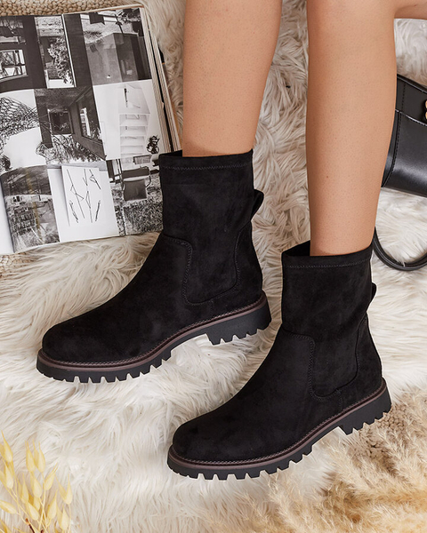 Royalfashion Sieviešu zābaki Gebimma no eko zamšādas